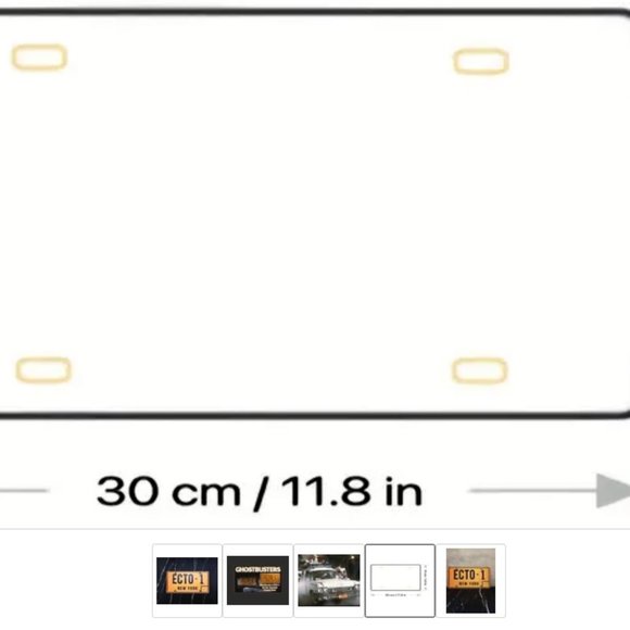 Back to the Future OUTATIME Tin Sign – California Delorean License Plate Decor - Picture 5 of 6